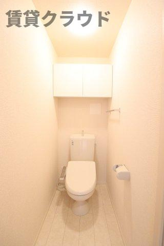 パークサイドＳＯＧＡのトイレ|落ち着いた色調の洋室です
