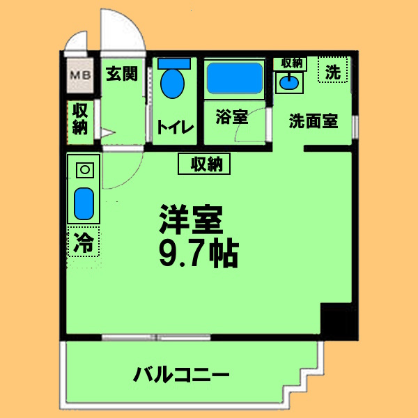 Sun State上飯田の間取り|間取り反転タイプ