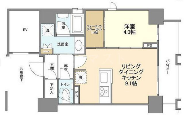サクラティアラ新梅田の間取り