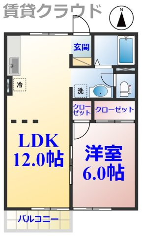 メゾンシエールの間取り|ひと味違う？不動産屋のイメージを変えたい！『いい部屋ネット千葉蘇我店』へ是非お越しください♪
