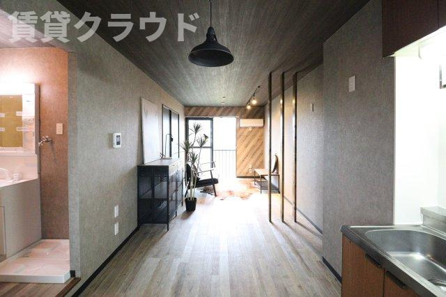 メゾンシエールの居間・リビング|ゆったりとしたリビングです