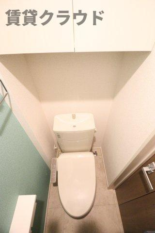 プライム五井Ⅱのトイレ|ゆったりとした空間のトイレです