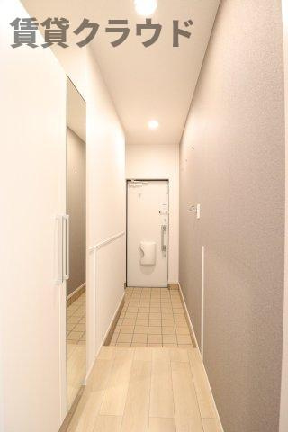 プライム五井Ⅱの玄関|収納もある玄関です