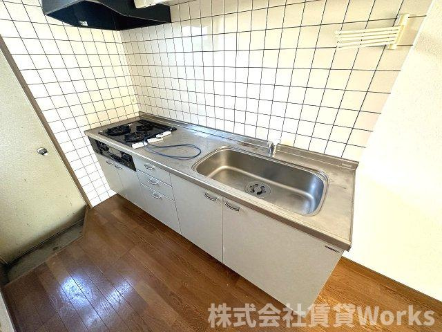 メゾネット井川のキッチン|使いやすいキッチンです