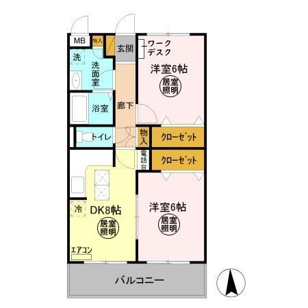 グレースコート法典の間取り