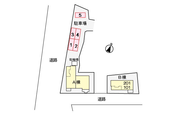 ウェルフェアAの区画図