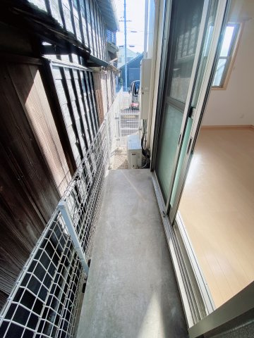 カーサ浜田のバルコニー