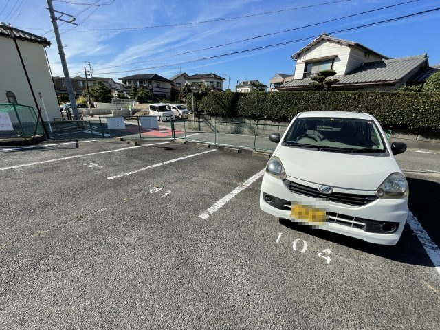 グリーンハイツの駐車場