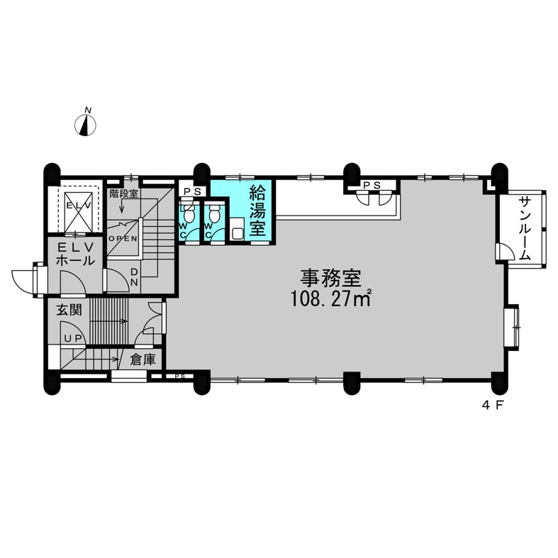 ピボット緒川ビル店舗　の間取り