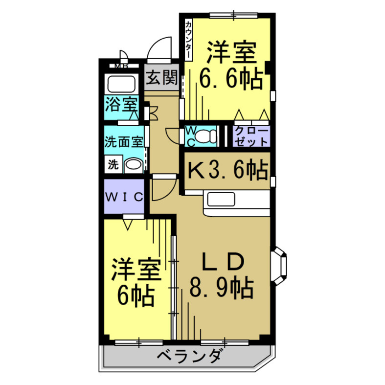 グランシャリオの間取り
