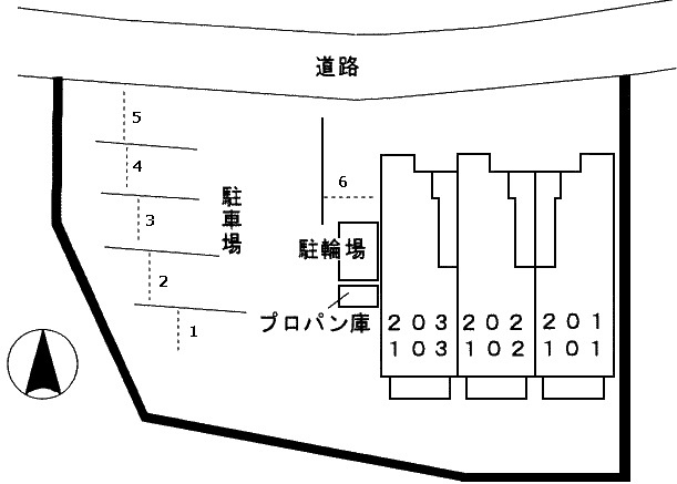 プリムローズの区画図