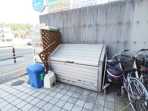 敷地内ごみ捨て場です。