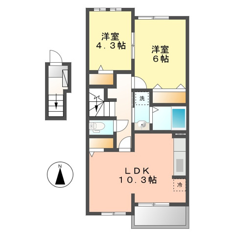 【間取り】 | グレイス ココ