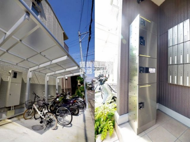 オークビレッジ名城のその他共用部分|駐輪場＆宅配ボックス