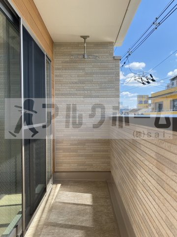 アルカンシエルヌーモのバルコニー