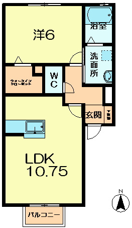  | グリーンハイツ | 奈良　学園前　ペット　賃貸  反転タイプ
