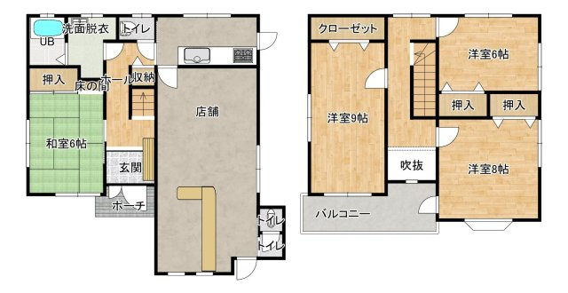 【間取り】 | 周防大島町小松（商談中）