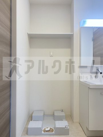 ディアコート萱振の洗面所