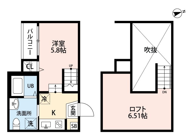 イーナ島崎の間取り