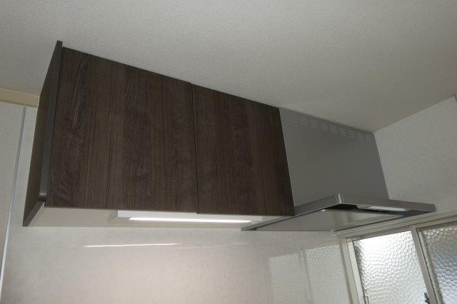 ハイツタンポポBのキッチン|キッチン上収納