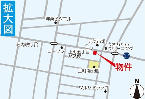 山形市上町建売住宅第3【1号棟】の地図|現地案内図