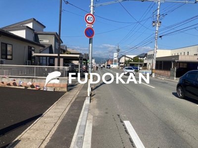 【前面道路含む現地写真】 | 山形市上町建売住宅第3【1号棟】 | 前面道路になります。