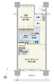 【間取り】 | リージア経堂テラスガーデン
