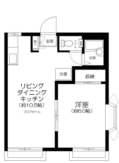 【間取り】 | メゾンドコルテＢ棟