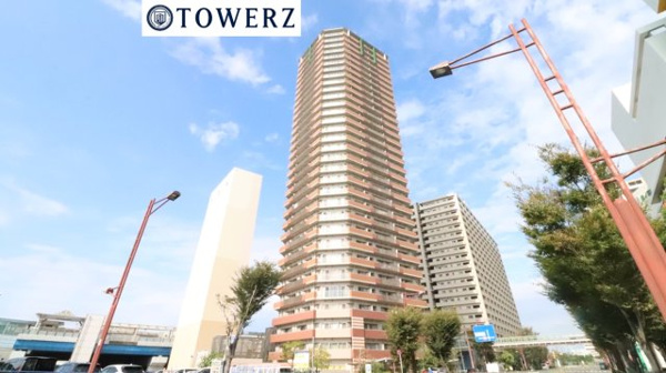 【外観】 | 【外観】地上約100ｍ！シャープなスカイラインと鮮やかなアースカラーが、アイデンティティを主張する。