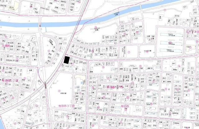 山形市桜田西建売住宅【B棟】の地図|現地案内図