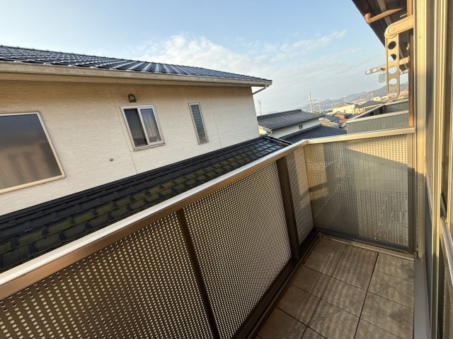 メゾン福渡　Ａ棟のバルコニー