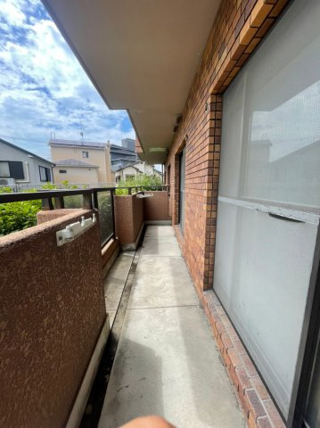 清涼ハイツのバルコニー