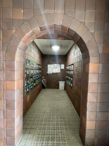 清涼ハイツのエントランス