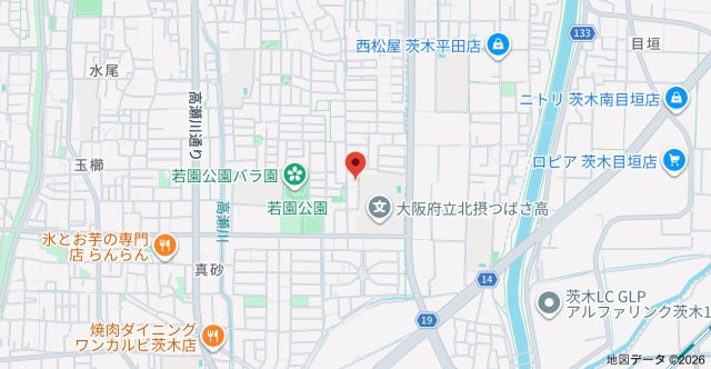 パルコート若園の地図