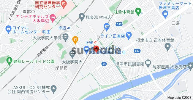 フォレスト南正雀の地図
