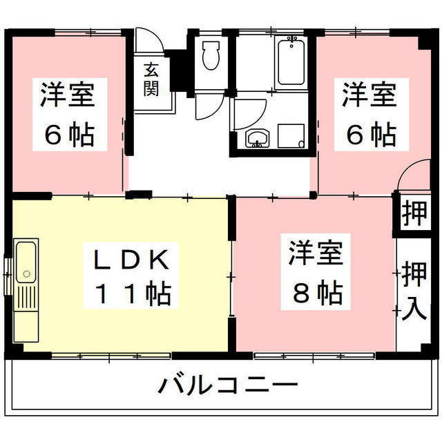 ホクコウビルの間取り
