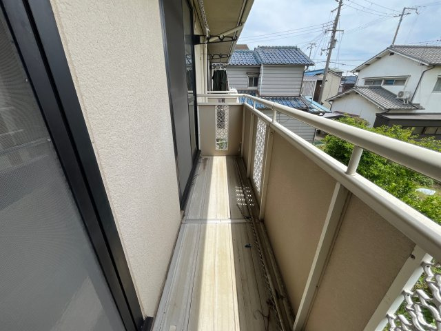 ビューパレー車谷のバルコニー