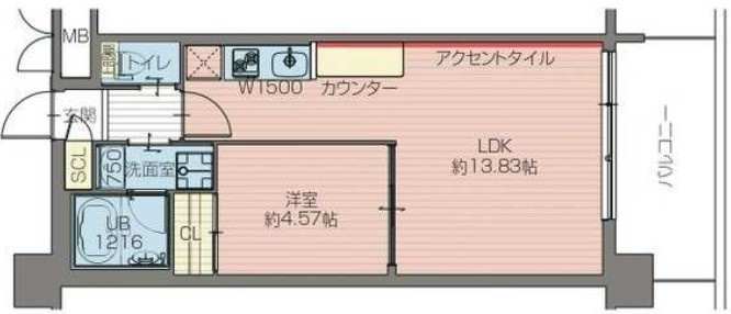 プレジオ今福鶴見の間取り