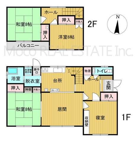 【間取り】 | 北見市幸町中古住宅