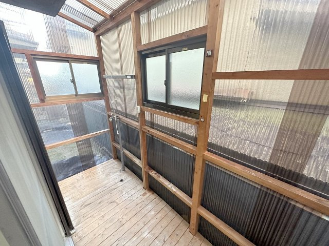 葛城市加守戸建のバルコニー