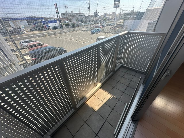 グレース古川　Ａ棟のバルコニー