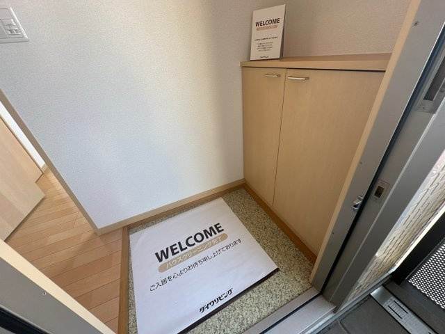 グレース古川　Ａ棟の玄関