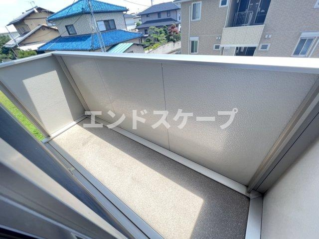ボナール　Ａのバルコニー|高崎、前橋エリアのお部屋探しはエンドスケープまで！お客様の理想お聞かせ下さい♪
