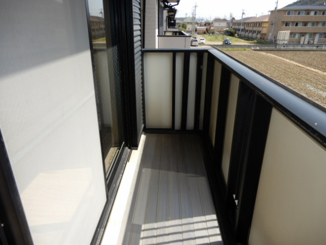 エスポワールAのバルコニー