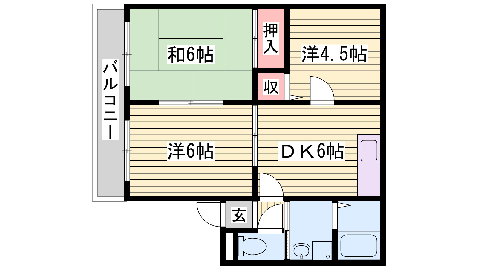 エスポワールBの間取り