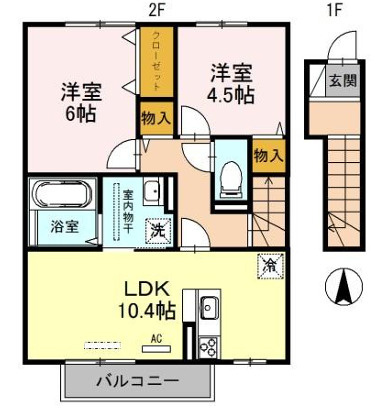 メゾン・ラフィーネの間取り