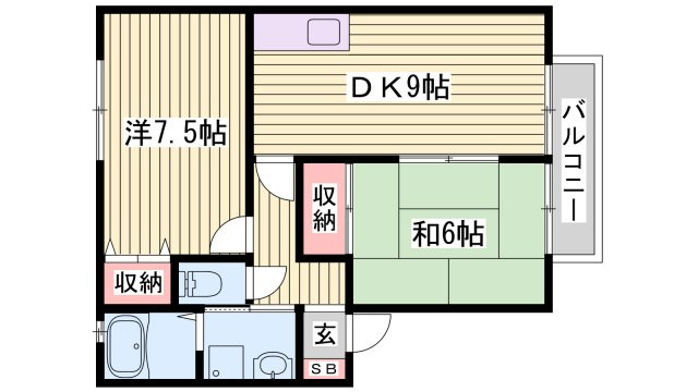 山手ビバリーヒルズの間取り
