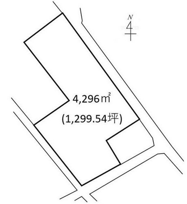 【土地図】 | 大室高原別荘地　古家付売地