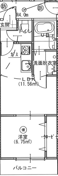 伊万里駅前ルッソの間取り