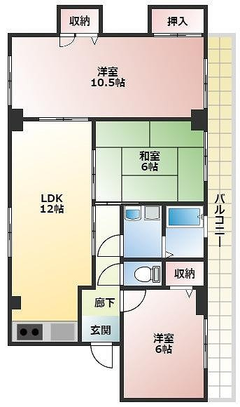 メゾン・ド・ケイの間取り